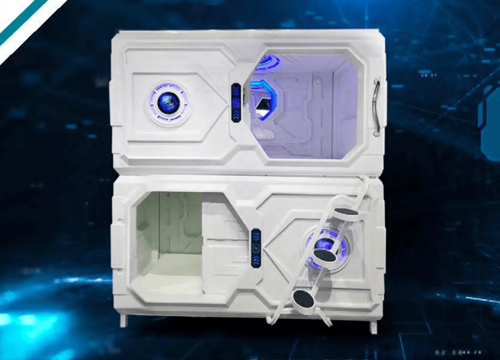 COSMOS Series - Vertical Single - Premium capsule bed - Image 1 of 3
